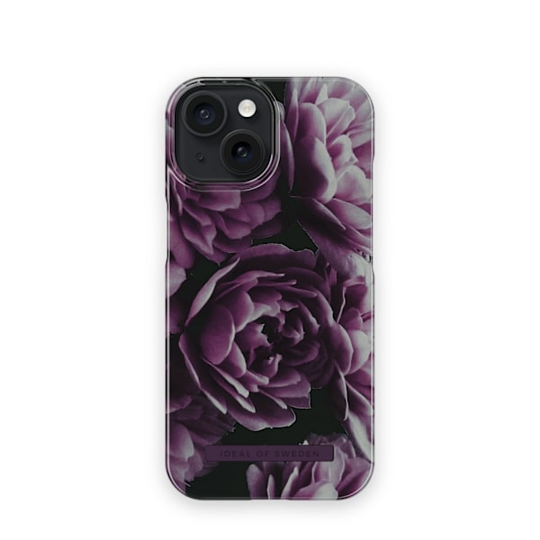 Printed Case iPhone 15 Deep Purple Bloom Lila