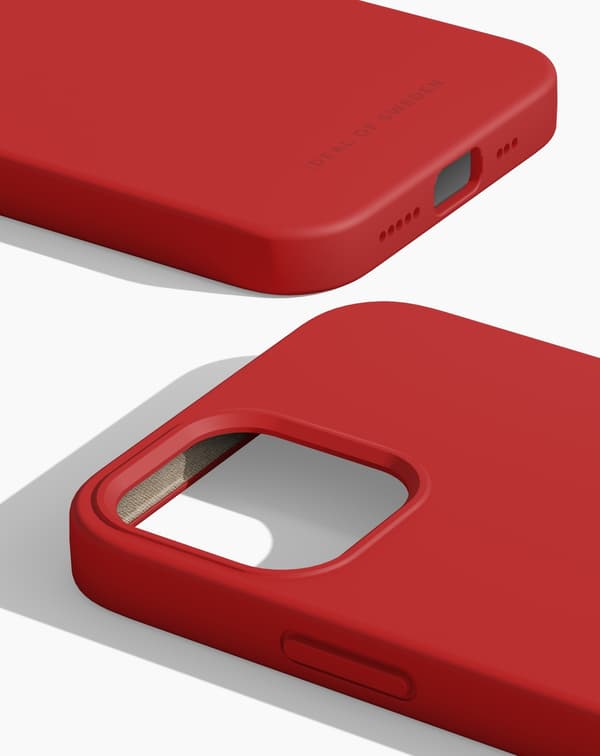 Silicone Case iPhone 12 / 12 Pro Red Red