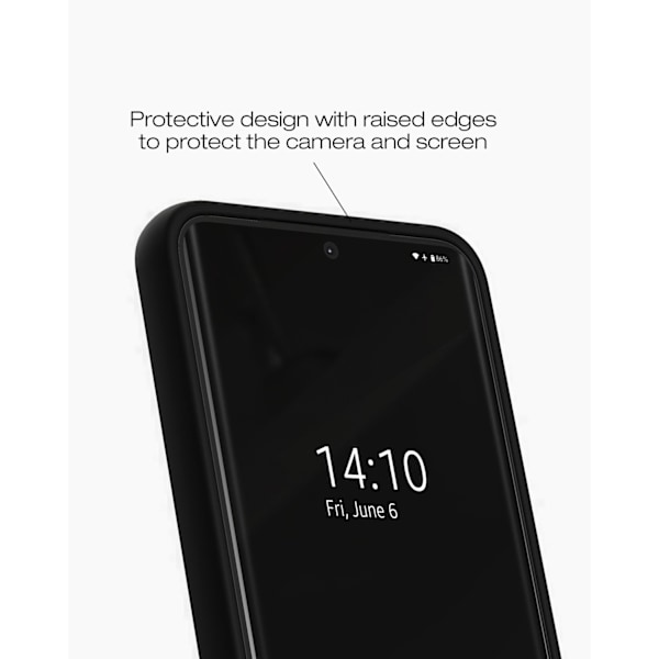 Silicone Case MagSafe Galaxy S24 Plus / S25 Plus Black Svart
