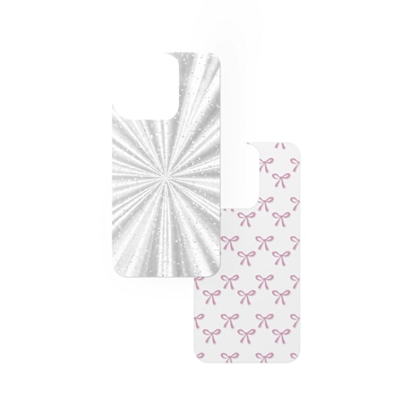 Print Pack iPhone 12 Pro Max / 13 Pro Max / 14 Pro Max / 15 Pro Max / 16 Pro Max Bow Fever Silver