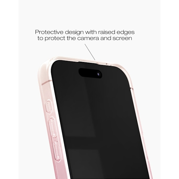 Clear Case iPhone 15 Pro Rose Blush