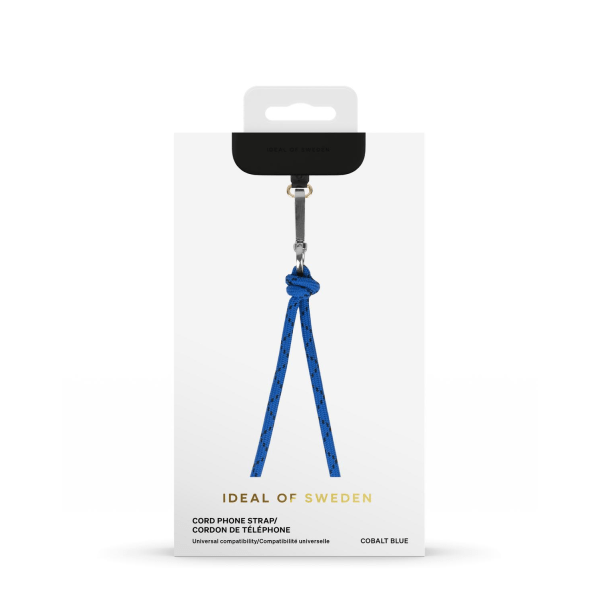 Cord Phone Strap Cobalt Blue