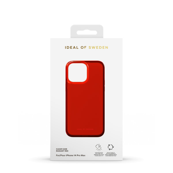 Clear Case iPhone 14PM Radiant Red