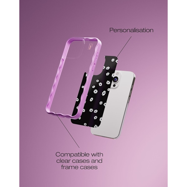 Print Pack iPhone 12 / 12 Pro / 13 / 14 / 15 / 16e Ecru Noir Black