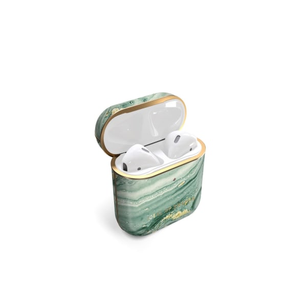 Fashion AirPods Case Mint Swirl Marble