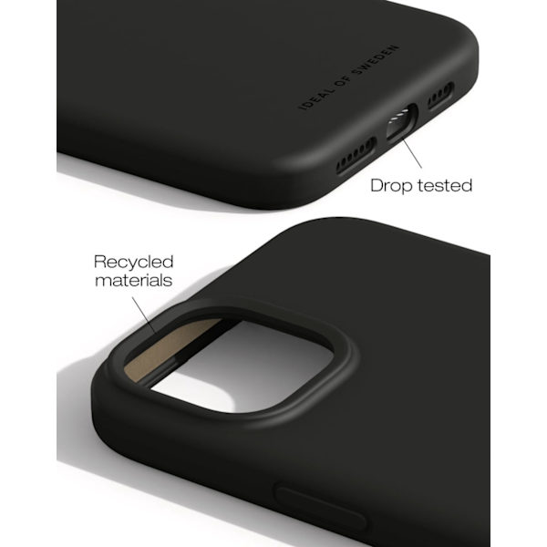 Silicone Case iPhone 15 Plus Black Svart