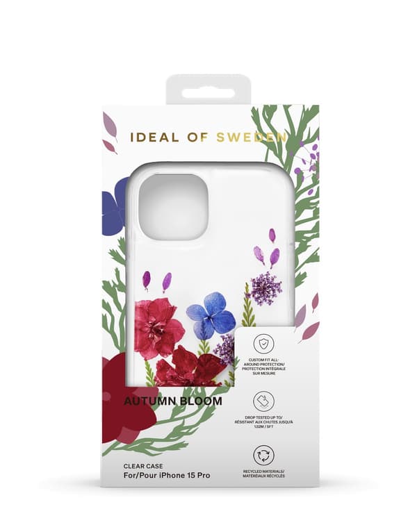 Clear Case iPhone 15 Pro Autumn Bloom Transparent