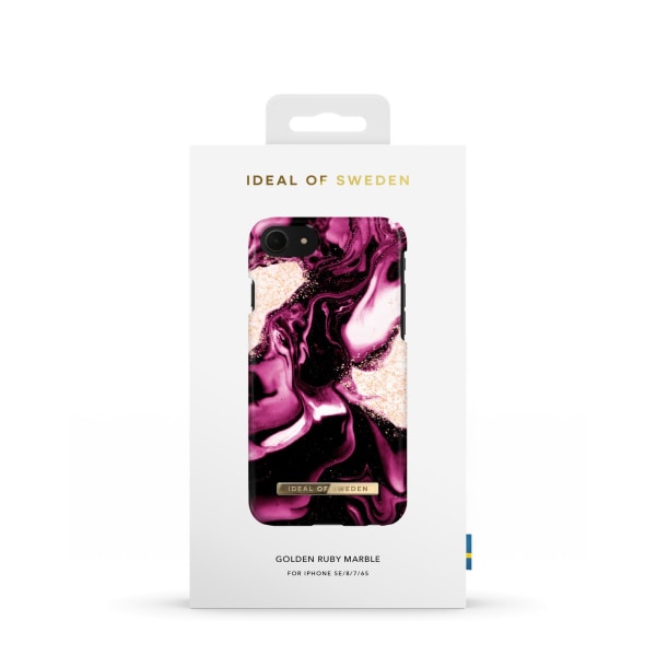 Fashion Case iPhone 8/7/6/6S/SE Golden Ruby