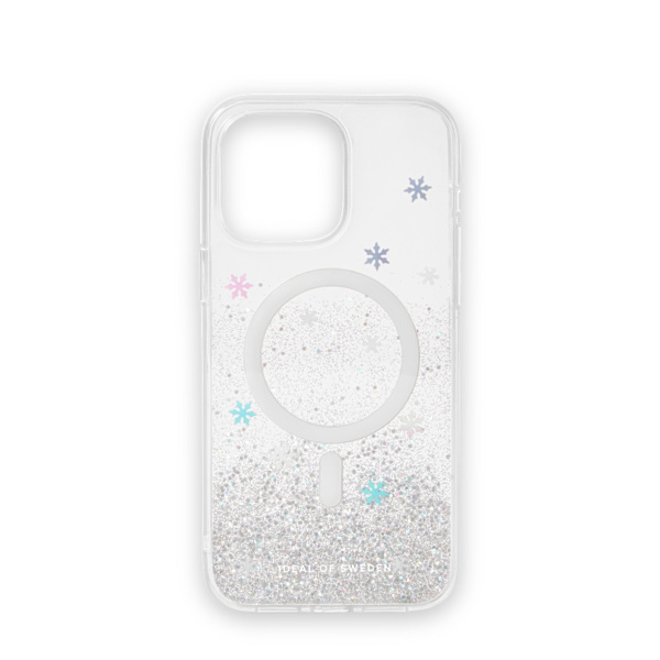 Clear Case MagSafe iPhone 14 Pro Max Snowflake Silver