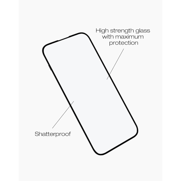 IDEAL Full Coverage Glass iPhone 17 Air Transparent