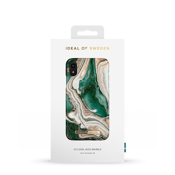 Printed Case iPhone XR Golden Jade Marble