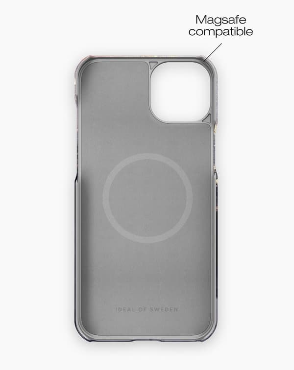 Printed Case MagSafe iPhone 15 Plus Golden Twilight Black