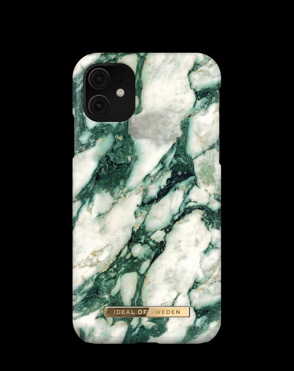 Printed Case iPhone 11 / XR Calacatta Emerald Marble Green