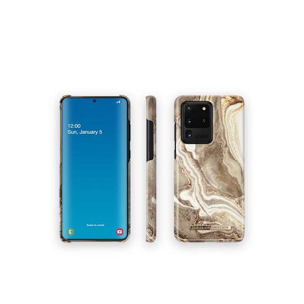 Printed Case Galaxy S20 Ultra Golden Sand Marble
