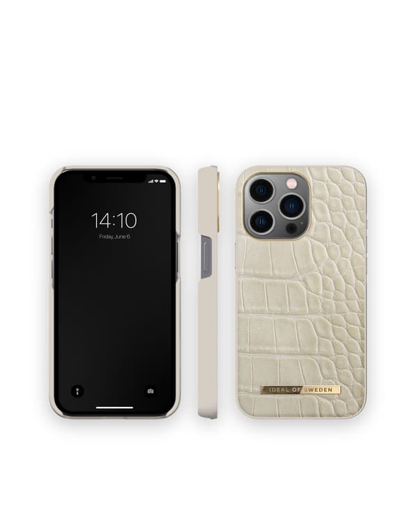 Atelier Case iPhone 13 Pro Caramel Croco Brown