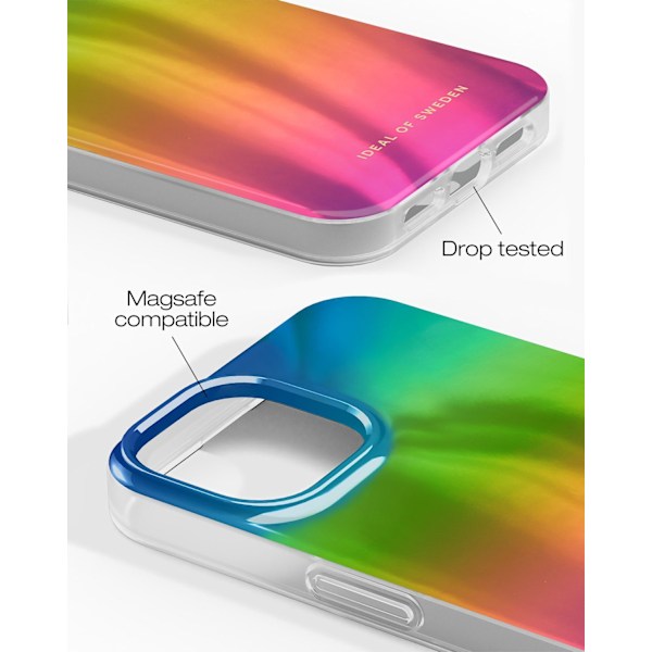 Mirror Case MagSafe iPhone 13 / 14 / 15 / 16e Rainbow MultiColor