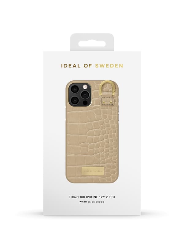 Atelier Case iPhone 12 / 12 Pro Warm Beige Croco Beige