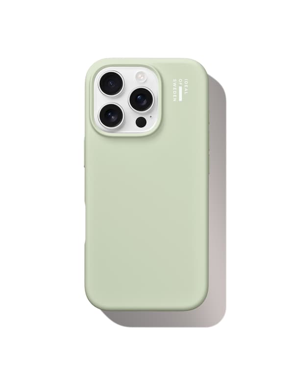 Silicone Case MagSafe iPhone 16 Pro Sage Green