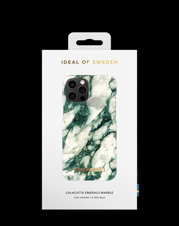 Printed Case iPhone 12 PROMAX Calacatta Emerald Mb Green