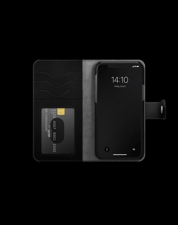 Magnet Wallet+ iPhone 11 / XR Black Black