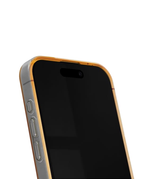 Clear Case iPhone 13 / 14 / 15 / 16e / 17e Orange Spritz Orange