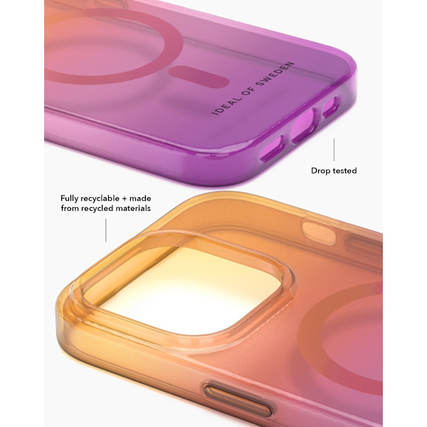 Clear Case MagSafe iPhone 13 / 14 Vibrant Ombre MultiColor