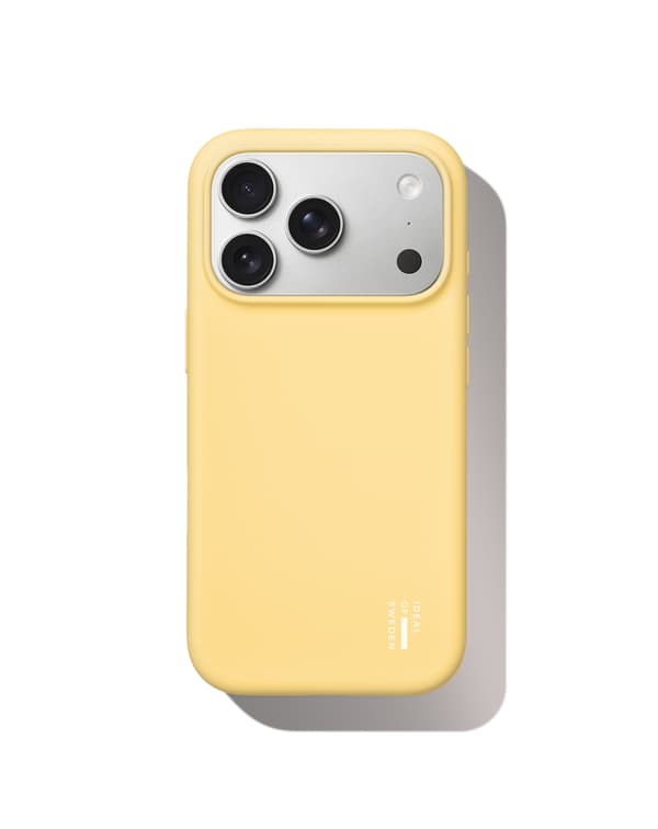 Silicone Case MagSafe iPhone 17 Pro Max Soft Lemon Yellow