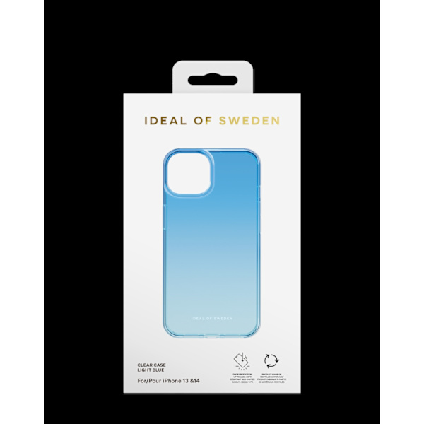 Clear Case iPhone 13 / 14 Light Blue Blue