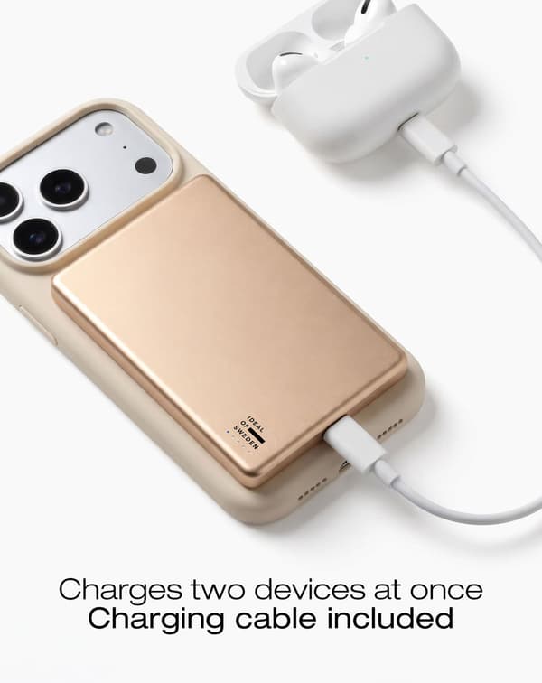 Slim Powerbank MagSafe 5000 mAh Gold