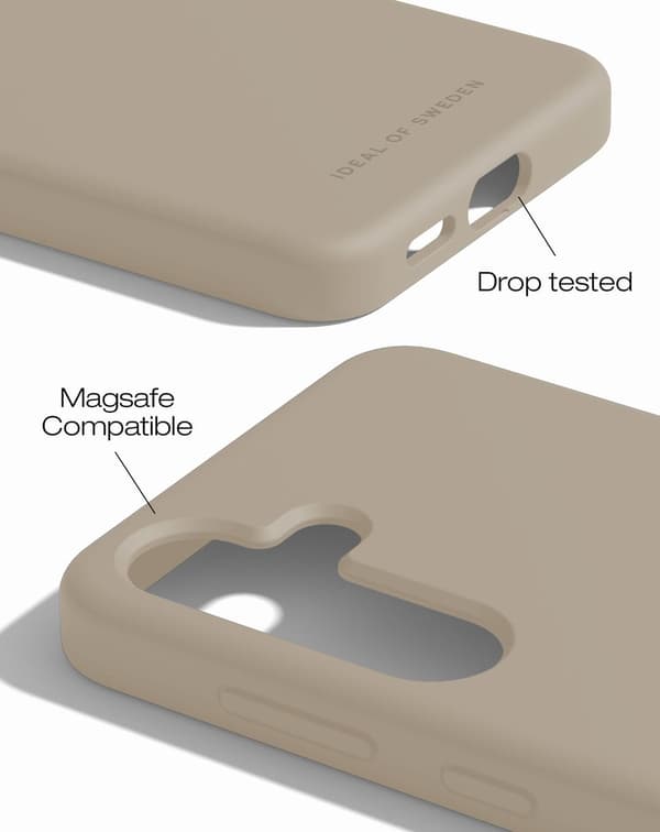 Silicone Case MagSafe Galaxy S24 Plus / S25 Plus Perfect Beige Beige