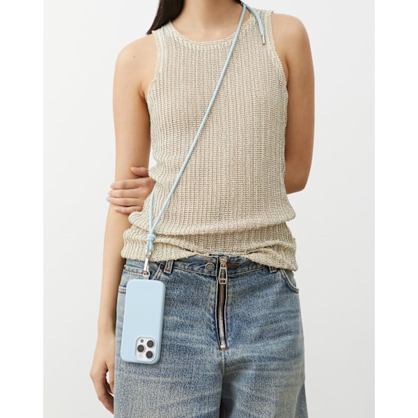Cord Phone Strap Multi Light Blue Ljusblå
