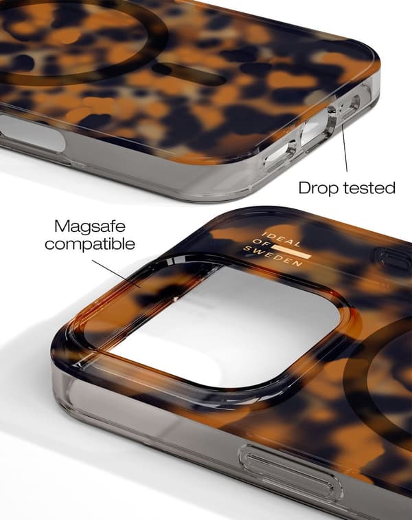 Clear Case MagSafe iPhone 16 Pro Tortoise Brown