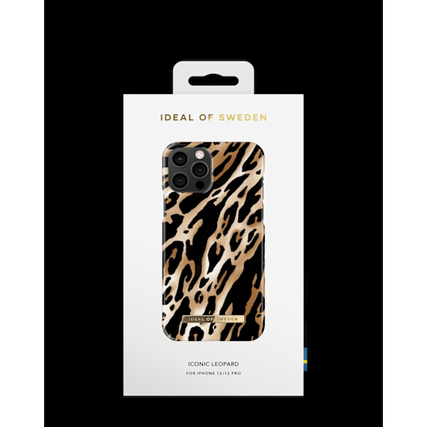 Printed Case iPhone 12 / 12 Pro Iconic Leopard