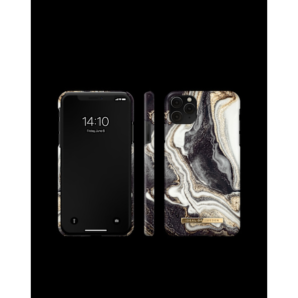 Printed Case iPhone 11 Pro Max / XS Max Golden Ash Marble Black