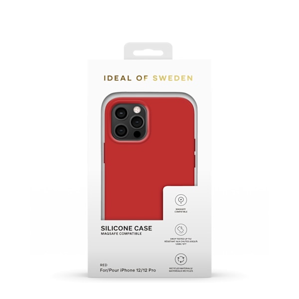 Silicone Case MagSafe iPhone 12 / 12 Pro Red Red