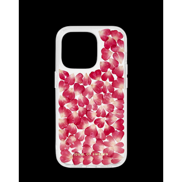 Clear Case iPhone 14 Pro Red Roses Transparent