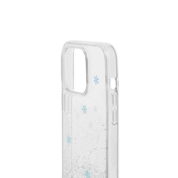 Clear Case iPhone 14 Pro Snowflake Silver