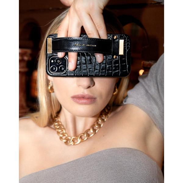 Statement Case iPhone 12 Mini Neo Noir Croco Black