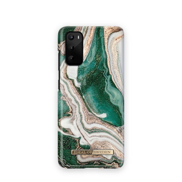 Printed Case Galaxy S20 Golden Jade Marble