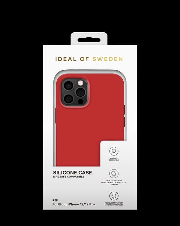Silicone Case MagSafe iPhone 12 / 12 Pro Red Red