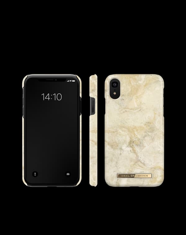 Printed Case iPhone XR Sandstorm Marble Beige