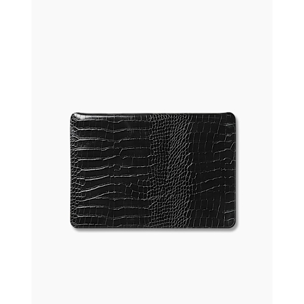 Slim Laptop Sleeve 16\" Black Croco