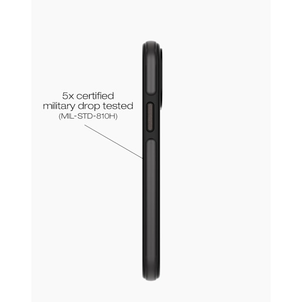 Ideal Bumper Case MagSafe iPhone 12 / 12 Pro Black Svart
