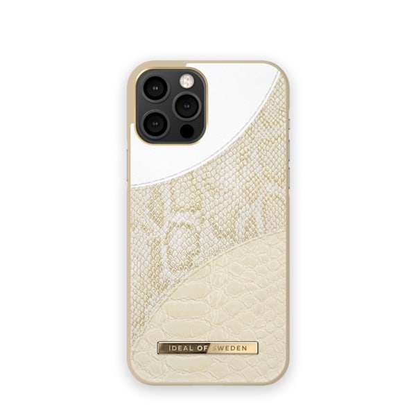Atelier Case iPhone 12 / 12 Pro Cream Gold Snake