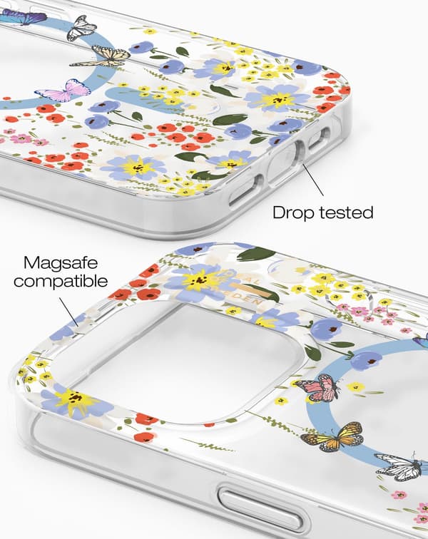 Clear Case MagSafe iPhone 15 Pro Artistic Garden
