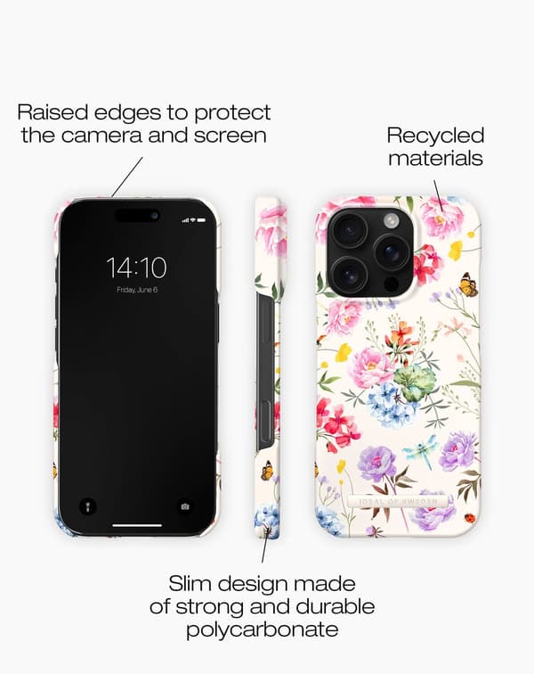 Printed Case iPhone 16 Pro Max Forever Flower multifärg