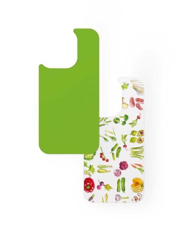 Print Pack iPhone 12 Pro Max / 13 Pro Max / 14 Pro Max / 15 Pro Max / 16 Pro Max Veggie Green Green