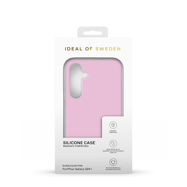 Silicone Case MagSafe Galaxy S24 Plus / S25 Plus Bubblegum Pink Rosa