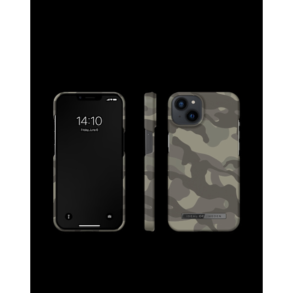 Printed Case iPhone 13 Matte Camo Green