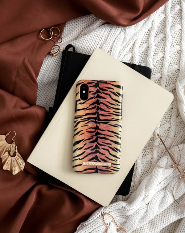 Printed Case iPhone 11 / XR Sunset Tiger Orange